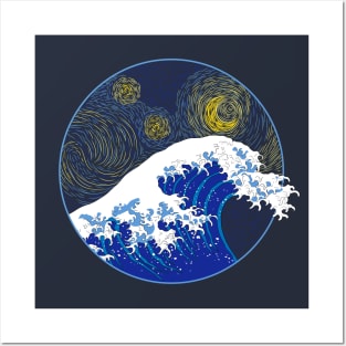 Great Starry Wave Posters and Art